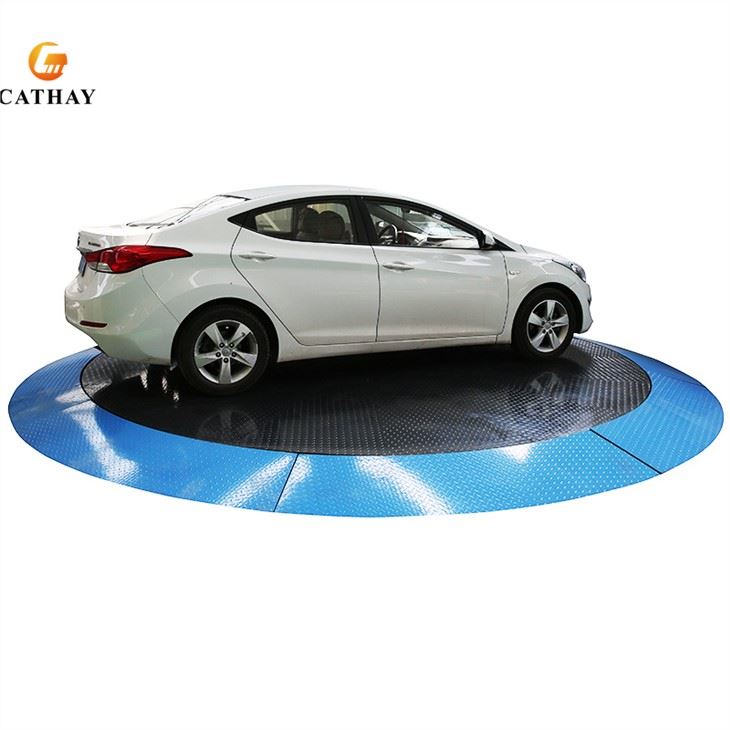 rotating car turntable